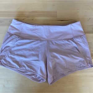 Lulu Speed Up Low-Rise Shorts Purple Size 6